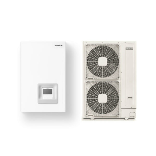 Pompa de caldura aer apa de tip split Hitachi RWM-4.0N1E + RAS-4WHNPE, 11 kW